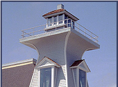 Full scale replica of the historic Bronte Lighthouse.  Click photo to enlarge.